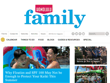 Tablet Screenshot of honolulufamily.com